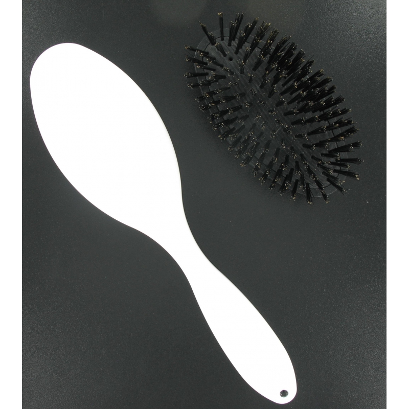 Brosse Grande Taille Laquée Blanc